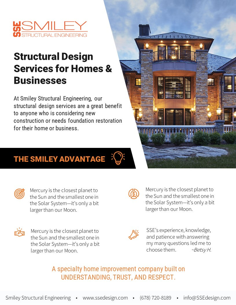 Company Brochure Template - Flyer Template - Service Sheet Template - Design 1