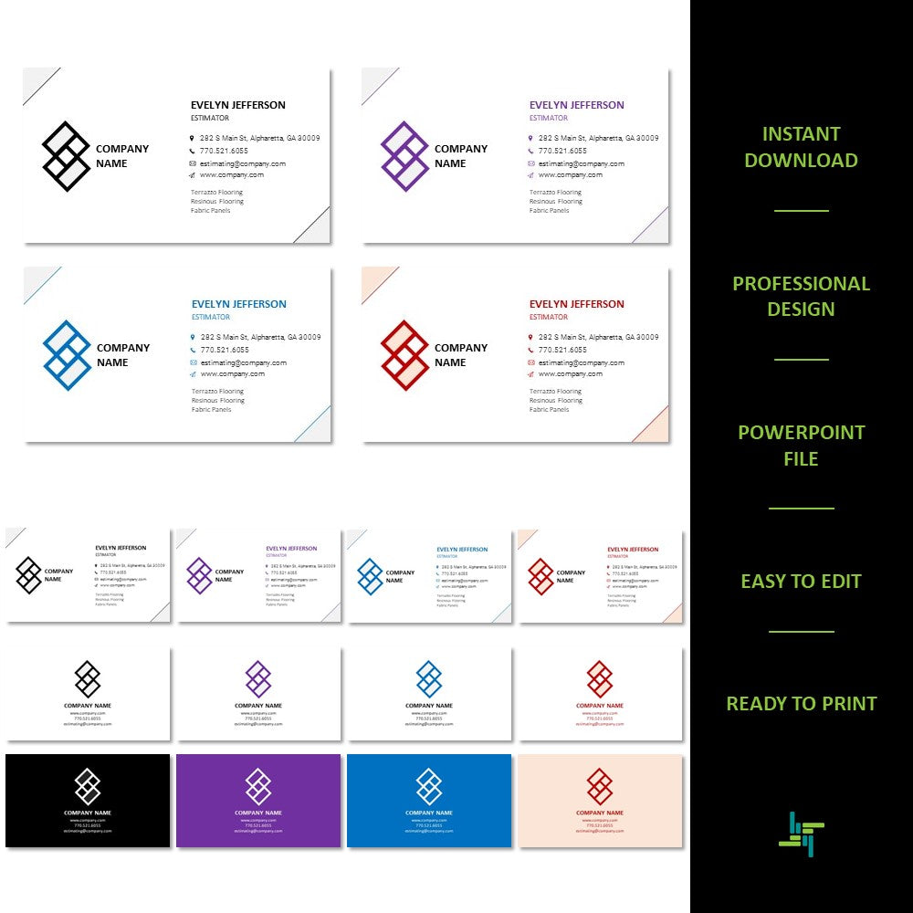 Construction Company Logo | Construction Company Business Card | Design 3