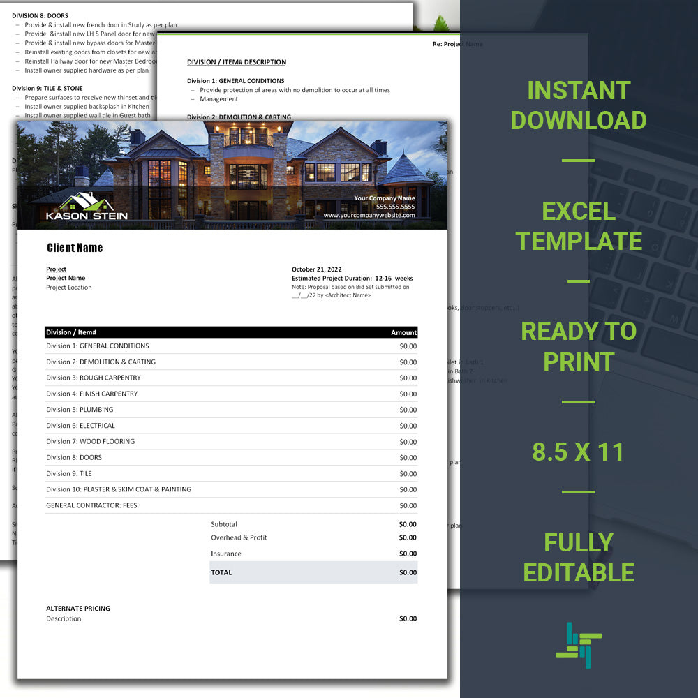 Excel Proposal Template excel-proposal-template