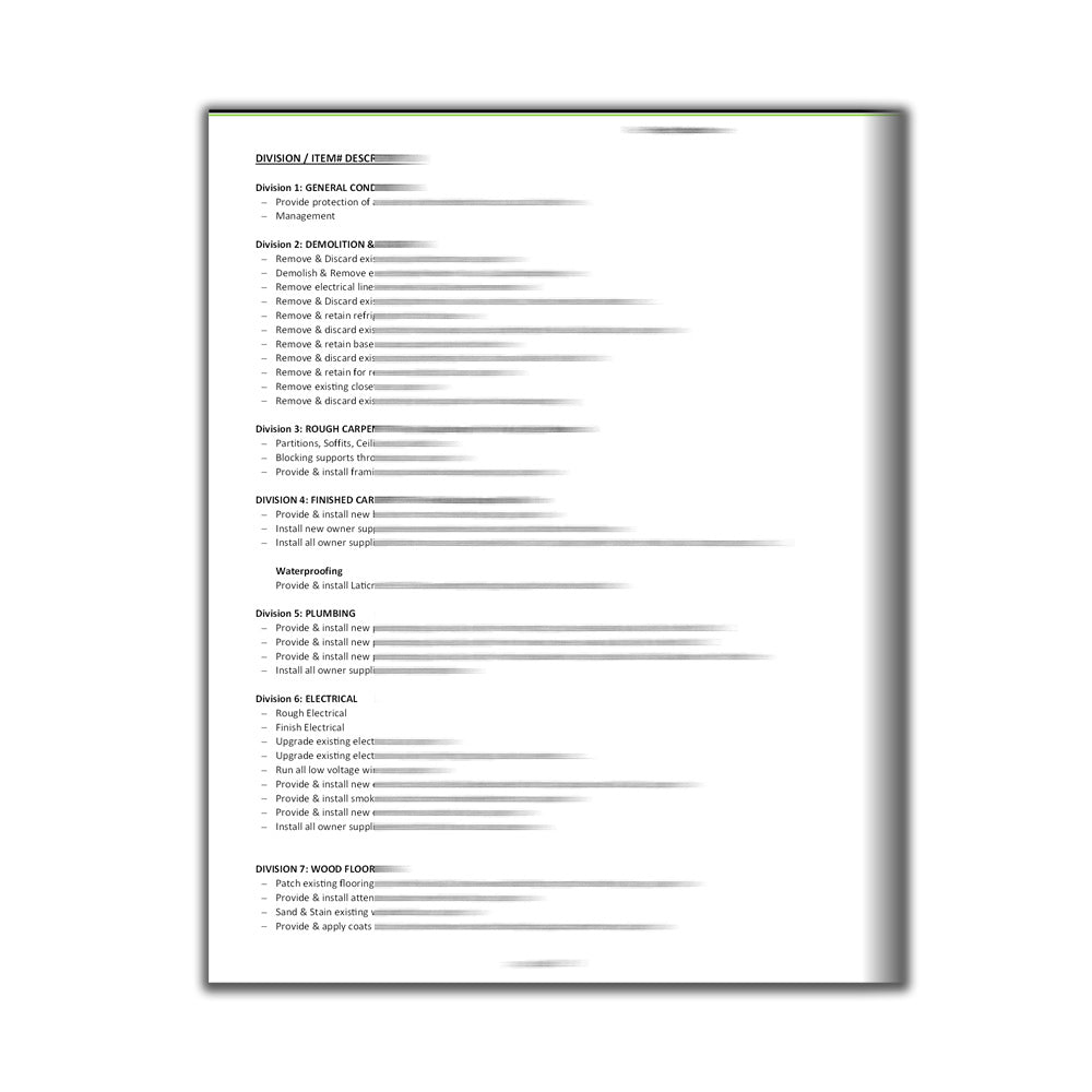 Home Builder Proposal Template Design 2 | General Contractor Proposal Template| Estimate Template | Excel Proposal Template