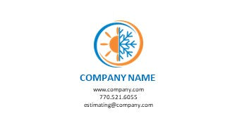 HVAC Logo | HVAC Business Card | Design 1-5