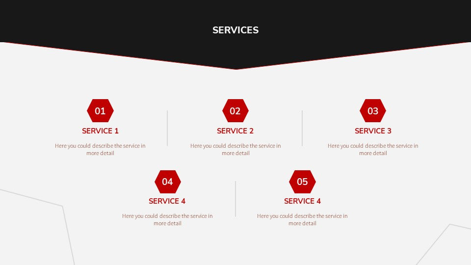 Company Presentation Template - Business Plan Templates - Design 1