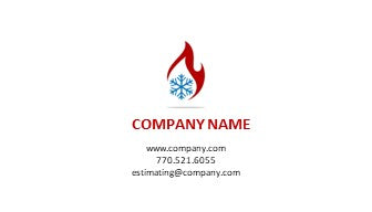 HVAC Logo | HVAC Business Card | Design 1-5