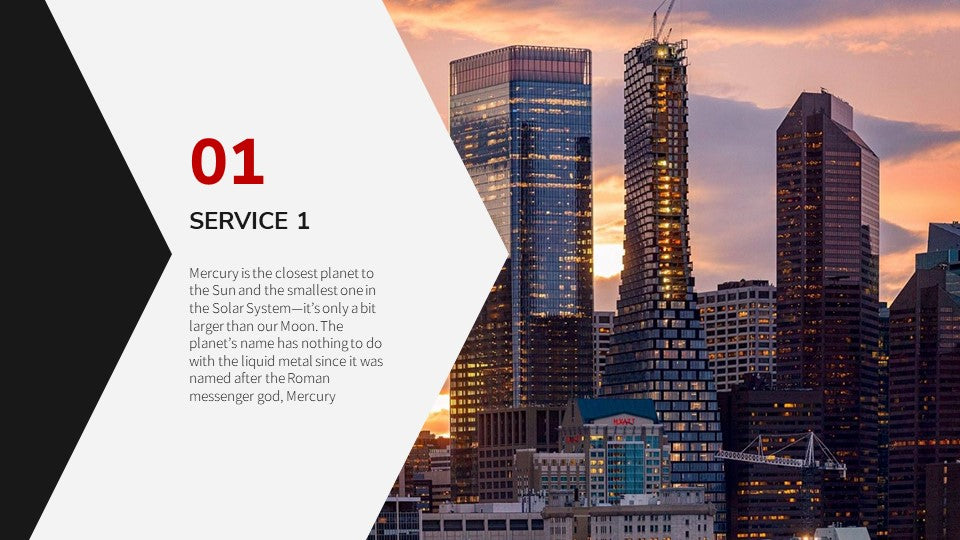 Company Presentation Template - Business Plan Templates - Design 1