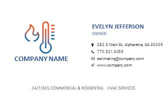 HVAC Logo | HVAC Business Card | Design 6-10