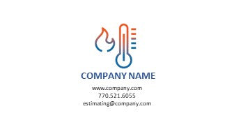 HVAC Logo | HVAC Business Card | Design 6-10