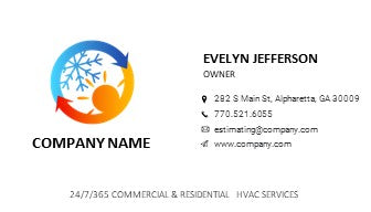 HVAC Logo | HVAC Business Card | Design 6-10
