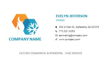 HVAC Logo | HVAC Business Card | Design 1-5