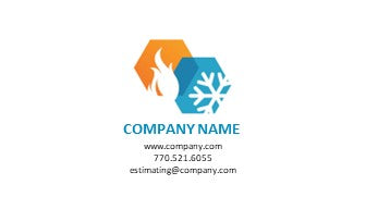 HVAC Logo | HVAC Business Card | Design 1-5