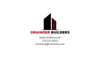 General Contractor Logo - General Contractor Business Card Design - Construction Logo - Construction Business Card - Design 9