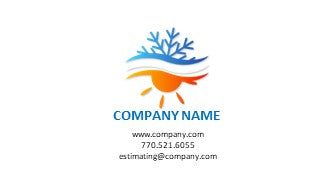 HVAC Logo | HVAC Business Card | Design 1-5
