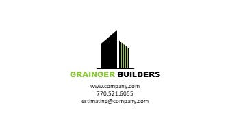 General Contractor Logo - General Contractor Business Card Design - Construction Logo - Construction Business Card - Design 9